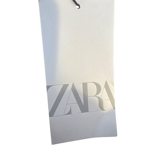 ZARA Shimmer Ruched Bodysuit XL Metallic Shiny Gold Polyester/Elastane NWT - Picture 14 of 15